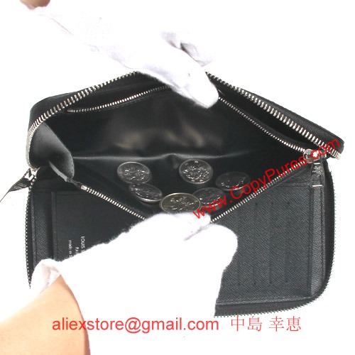 ルイヴィトン LOUIS VUITTON タイガ ジッピー・ウォレット ヴェルティカル 長財布 アルドワーズ M32822